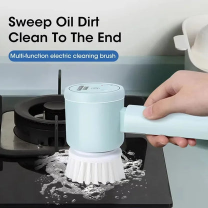 ScrubRush Pro – 5-in-1 Spin Scrubber
