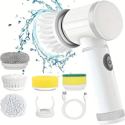 ScrubRush Pro – 5-in-1 Spin Scrubber
