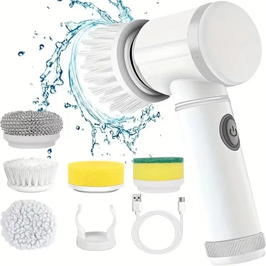 ScrubRush Pro – 5-in-1 Spin Scrubber