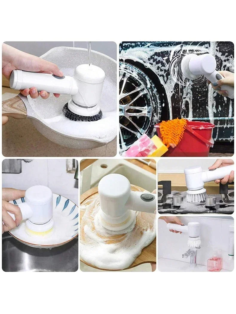 ScrubRush Pro – 5-in-1 Spin Scrubber
